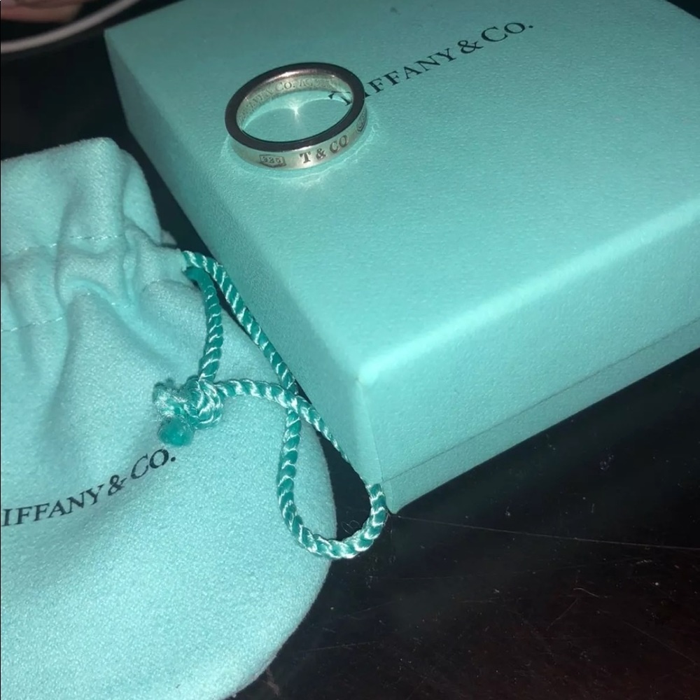 Tiffany and Co 1837 Ring Band Pure Silver